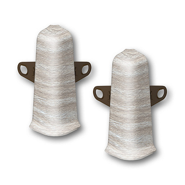 Угол наружный Деконика 70 мм орех антик Г-профиль (2 шт.)