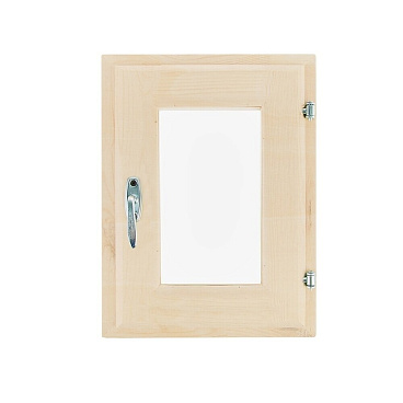 Окно деревянное 300х400х70 мм 1 створка поворотная