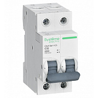 Автоматический выключатель модульный Systeme Electric City9 Set 2P 32А тип C 4,5 кА 230 В (C9F34232)