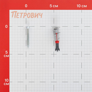 Дюбель для листовых материалов Fischer DuoBlade 15x44 мм нейлон с шурупом (4 шт.)
