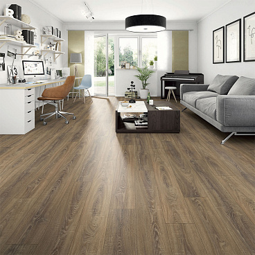 Ламинат 33 класс Egger Home дуб тосколано табак 1,74 кв.м 10 мм с фаской