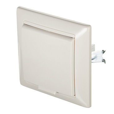 Розетка Svet встраиваемая бежевая со шторками с крышкой (SV1001-0015)