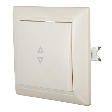 Переключатель Svet одноклавишный встраиваемый бежевый (SV1001-0017)