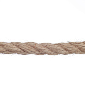 Канат крученый джутовый 3 пряди d8 мм 20 м