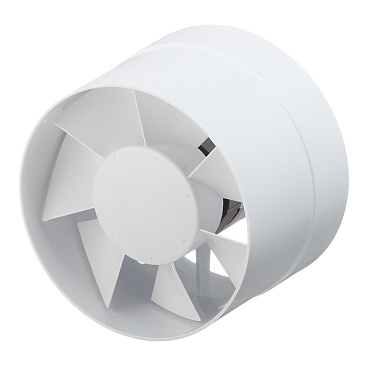 Вентилятор канальный осевой Auramax VP d125 мм белый