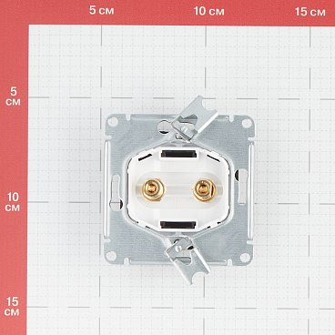 Розетка аудио Systeme Electric AtlasDesign встраиваемая карбон (ATN001087)