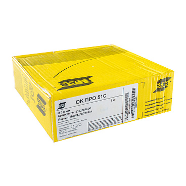 Сварочная проволока Esab d0,8 мм 5 кг (ОК ПРО 51С)