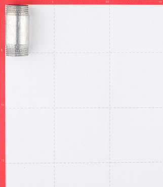 Бочонок 1/2 НР(ш) х 1/2 НР(ш) стальной оцинкованный