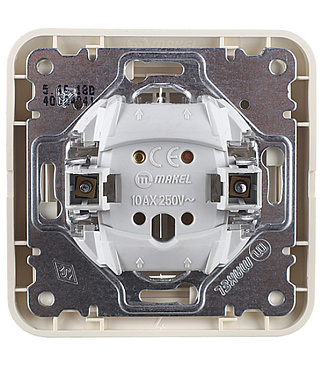 Кнопка управления жалюзи Makel Mimoza встраиваемая бежевая (25041)