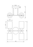 Люстра Freya FR5129PL-04W