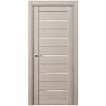 Дверь межкомнатная Corsa Deco S5 700х2000 мм финишпленка капучино со стеклом