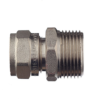 Соединитель прямой VALTEC (VTm.301.N.001605) 16 обж(ц) х 3/4 НР(ш)