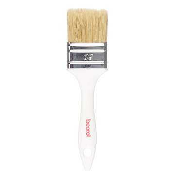Кисть плоская смешанная щетина пластиковая ручка Beorol Universal 50х15 мм для эмалей и лаков на алкидной основе