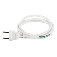 Шнур сетевой с вилкой 1,5 м ПВС-ВП 2х0,75 кв.мм 10 А Партнер-Электро белый (ЦБ-00013565/4507)