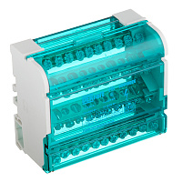 Шина нулевая Dekraft ШН 103 4х11 отверстий в корпусе (32018DEK)