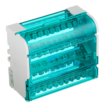 Шина нулевая Dekraft ШН 103 4х11 отверстий в корпусе (32018DEK)