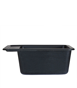 Мойка для кухни Granula Standard 50х42х19 см врезная кварц черная