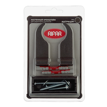 Кронштейн Rifar для радиатора черный (2 шт.) (КРУРЦ9005)