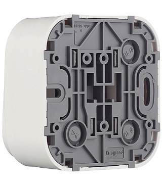 Выключатель Legrand Quteo одноклавишный накладной белый (782200)