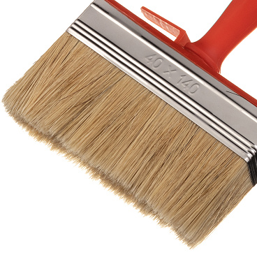 Кисть макловица натуральная щетина пластиковая ручка 140х40 мм для ЛКМ на алкидной основе