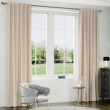 Штора канвас экрю 150х280 см Legrand Канвас (58109816)