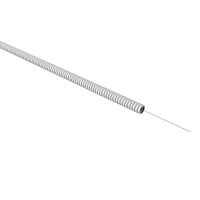 Труба гофрированная ПВХ 16 мм КМ легкая с зондом серая (25 м) (Б0060598)