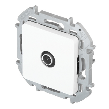 Розетка телевизионная Legrand Inspiria встраиваемая белая (673850)