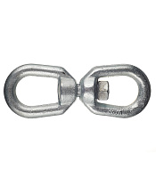 Вертлюг петля-петля d16 мм оцинкованный