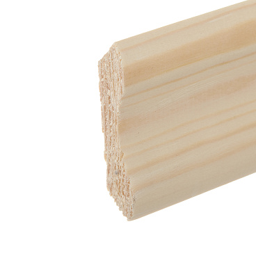 Плинтус гладкий 60х11х2500 мм сорт Экстра сращенный