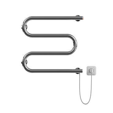 Полотенцесушитель электрический MyFrea ЭК М 500х500 мм 60 Вт хром