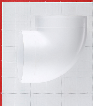 Колено для круглых воздуховодов ERA пластиковое d160 мм 90°