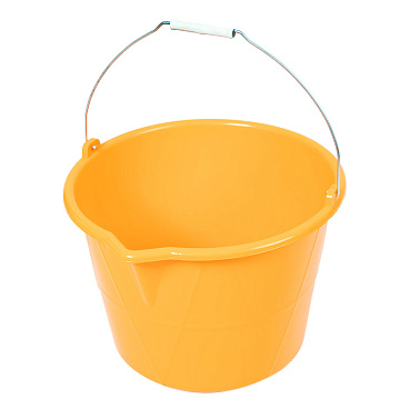 Ведро строительное полипропиленовое Павловская Заря ударопрочное и морозостойкое с носиком 20 л