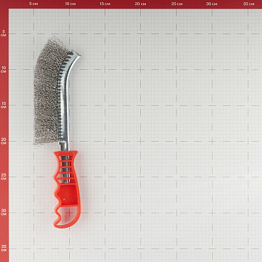 Кордщетка ручная Hesler металлическая 265 мм с пластиковой ручкой