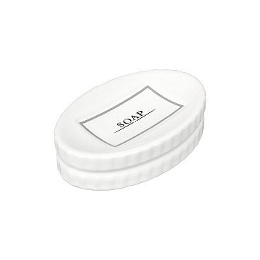 Мыльница для ванной Zenfort Mona настольная керамика белая (106673)