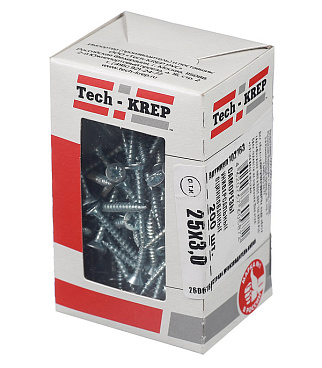 Саморезы универсальные 25x3,0 мм оцинкованные (200 шт.)