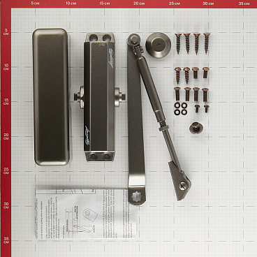 Доводчик дверной Lavelly (25-45 кг) бронза