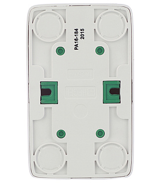 Розетка Hegel Alfa накладная белая тонкая со шторками (РА16-184)