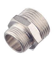 Ниппель переходной Stout 1 НР(ш) х 3/4 НР(ш) латунный (SFT-0004-000134)