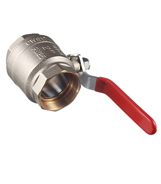 Кран шаровой латунный Valtec Base 2 ВР(г) х 2 ВР(г) ручка прямой (VT.214.N.09)