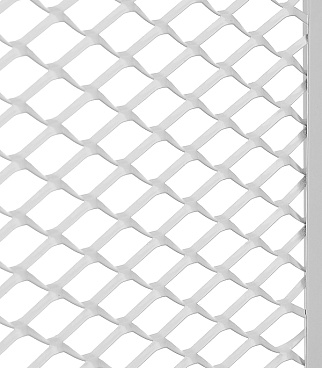 Экран декоративный металлический Evecs ДМЭР 610х390 мм белый 4-х секционный