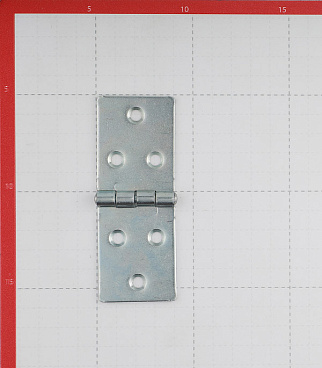 Петля карточная универсальная неразъемная 110х40 мм цинк