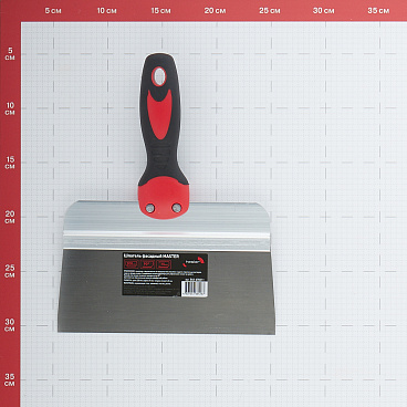 Шпатель фасадный Hesler Master 200 мм с эргономичной ручкой и широким полотном (540-678211)