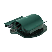 Аэратор Поливент КТВ-вентиль для готовой кровли из металлочерепицы зеленый RAL 6020