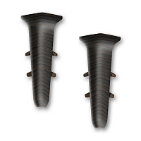 Угол внутренний Деконика 70 мм венге темный Г-профиль (2 шт.)