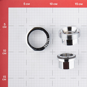 Американка прямая Valtec 3/4 ВР(г) х 3/4 ВР(г) хром латунная (VTr.340.C.0005)