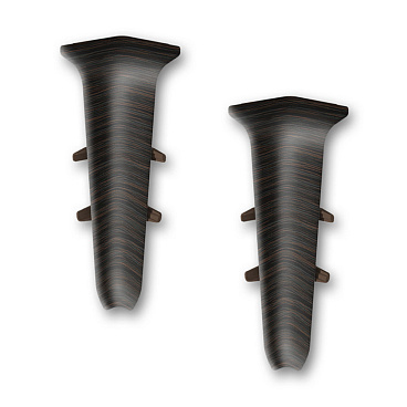 Угол внутренний Деконика 70 мм венге темный Г-профиль (2 шт.)