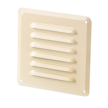 Решетка вентиляционная стальная Ore 150х150 мм бежевая