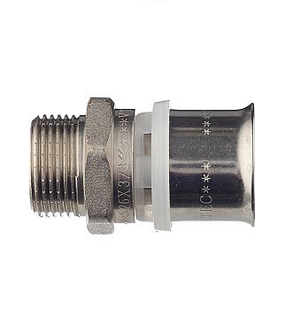 Соединитель прямой VALTEC (VTm.201.N.002605) 26(пресс) х 3/4 НР(ш)