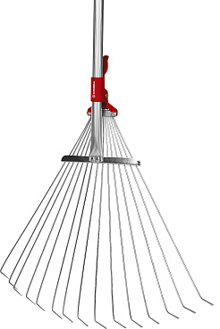 Регулируемые веерные грабли GRINDA GХ-30 170-450 мм ширина, 1240 мм длина алюминиевый черенок