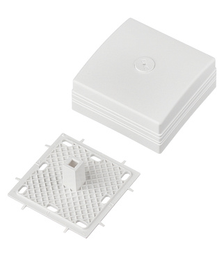 Коробка распределительная для кабель-каналов 76х76х35 мм IP20 DKC (00677)